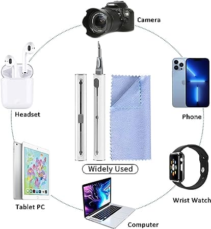 3 In 1 Earphone Cleaning Pen, Earbuds Case Cleaning Kit, Multifunctional Headphones Airphone Keyboard Cleaning Pen, Multipurpose 3 In 1 Cleaning Pen For Keyboard Camera AirPords Earbud 3 In 1 Earphone Cleaning Pen, Earbuds Case Cleaning Kit, Multifunctional Headphones Airphone Keyboard Cleaning Pen, Multipurpose 3 In 1 Cleaning Pen For Keyboard Camera AirPords Earbud